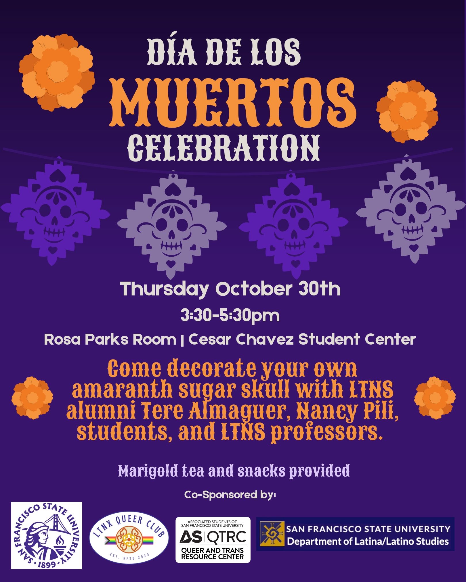 Flier Dia De Los Muertos 2025 