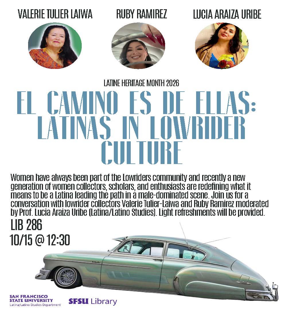 Flier Library LTNS dept Latine Heritage Month 2026