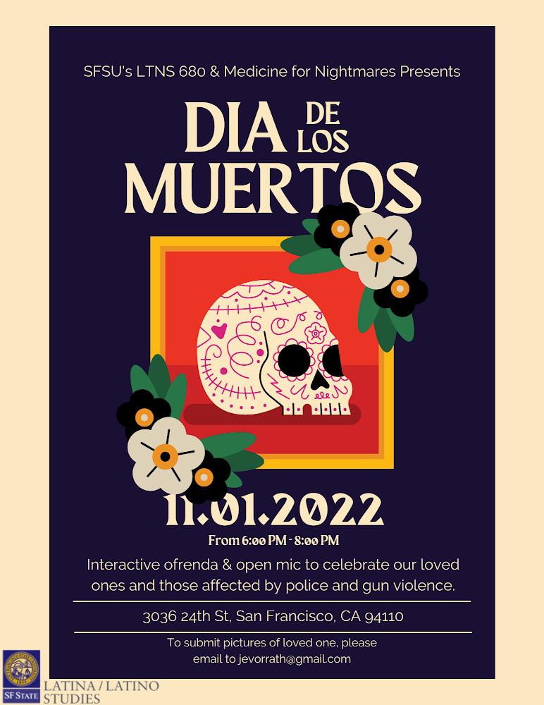 Flyer 2: Dia de Los Muertos 2022