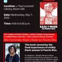 Flyer Afro Feminista Book Launch 050725