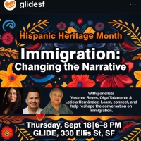 Flyer for Immigration, Changing the Narrative event on September 18, 2025