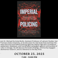 Flyer for Imperial Policing event on 10/23/25