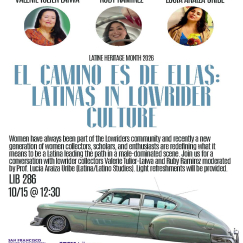 Flier Library LTNS dept Latine Heritage Month 2026