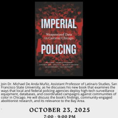 Flyer for Imperial Policing event on 10/23/25