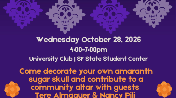 Flier for Day of the Dead Event on Wednesday, October 28, 2026 from 4 to 7 PM