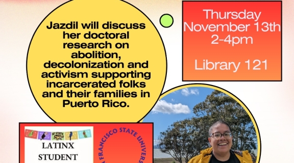 Flier Latinx Speaker Series: Jazdil Poupart-Feliciano